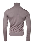 Brauner Kaschmir Herren Strickpullover