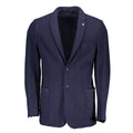 Blaue Wolljacke für Herren