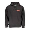 Schwarzes Herren-Sweatshirt aus Baumwolle