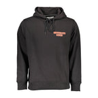 Schwarzes Herren-Sweatshirt aus Baumwolle