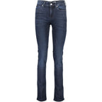 Blaue Baumwolljeans für Damen