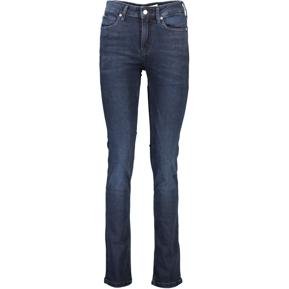 Blaue Baumwolljeans für Damen