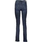 Blaue Baumwolljeans für Damen