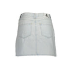 Azzurro Cotton Women Skirt