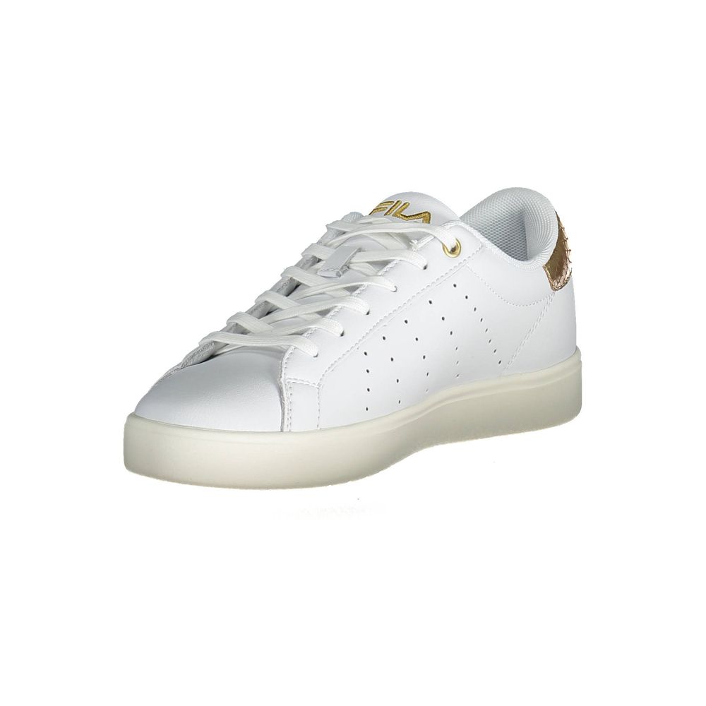 Sneaker für Damen aus weißem Leder