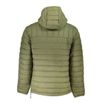 Grüne Polyamid-Herrenjacke