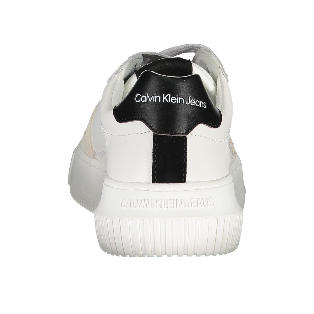 Weiße Leder-Sneaker für Damen
