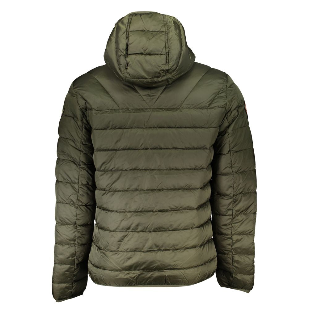 Green Polyamide Men's Jacket