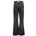 Blaue Damenjeans aus Baumwolle