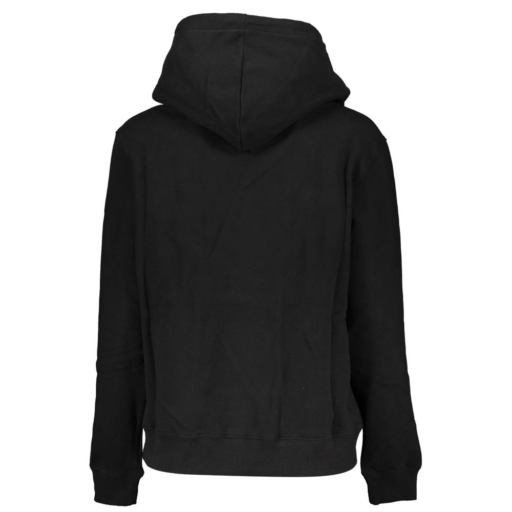 Schwarzes Baumwoll-Sweatshirt für Damen