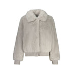 Graue Damenjacke aus Polyester