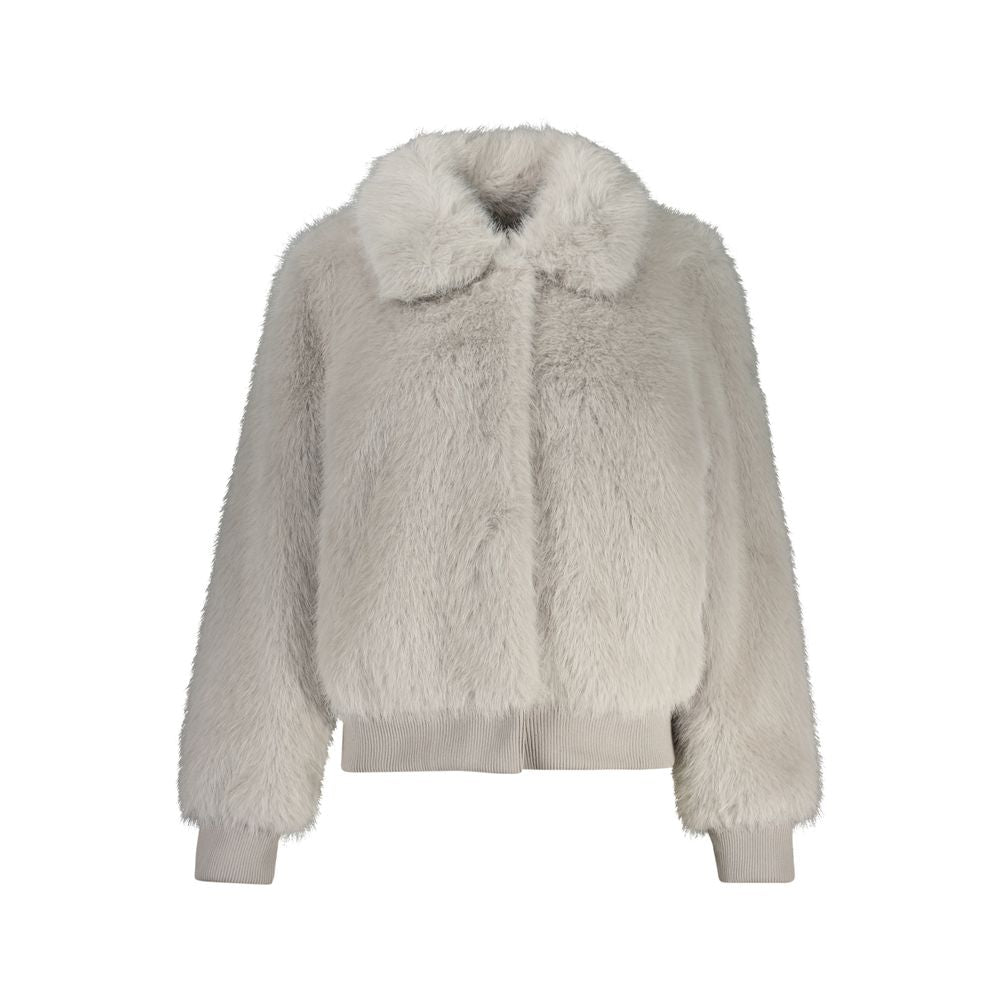 Graue Damenjacke aus Polyester