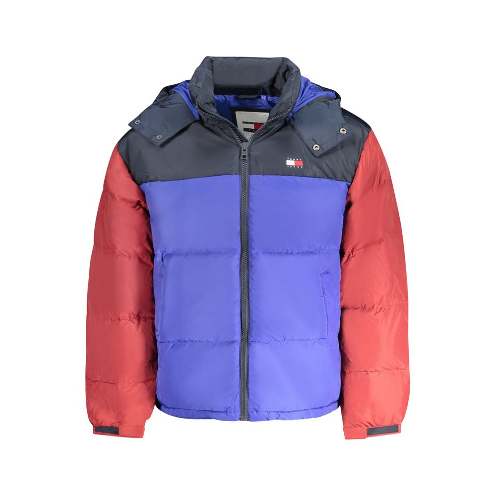 Herrenjacke aus blauem Polyester