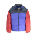 Herrenjacke aus blauem Polyester