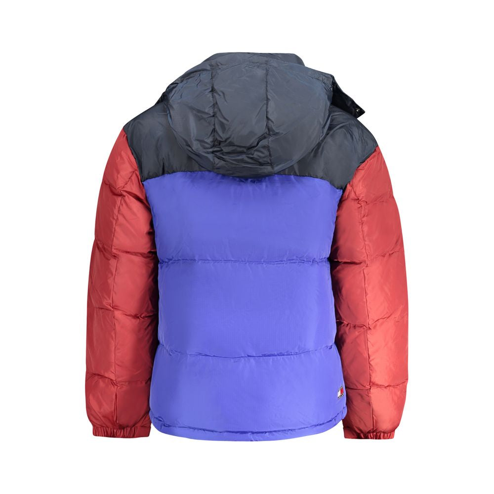 Herrenjacke aus blauem Polyester