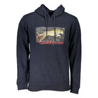 Blue Cotton Men's Sweatshirt