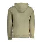 Grüner Herren-Kapuzenpullover aus Bio-Baumwolle