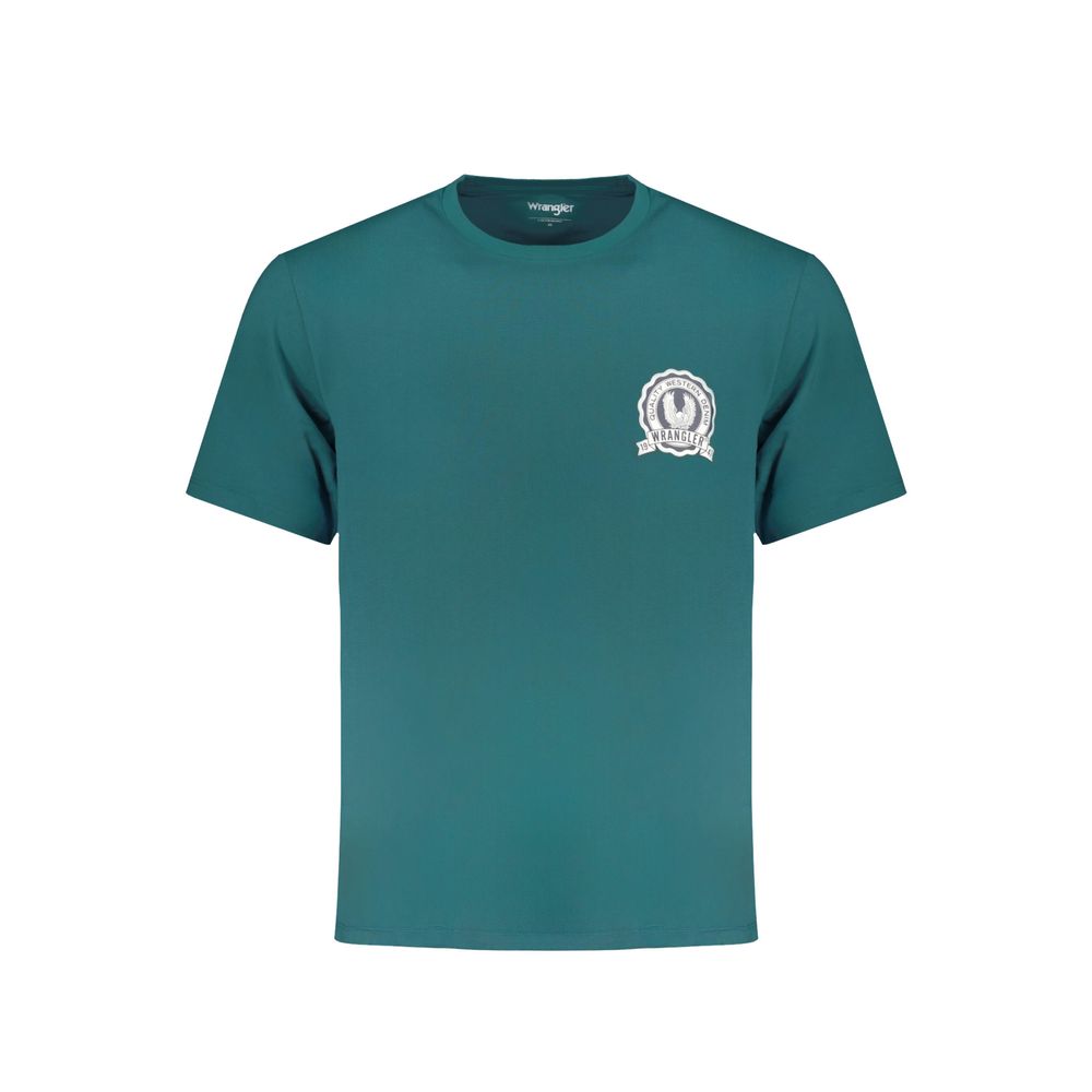 Grünes Baumwoll-Herren-T-Shirt