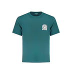 Grünes Baumwoll-Herren-T-Shirt