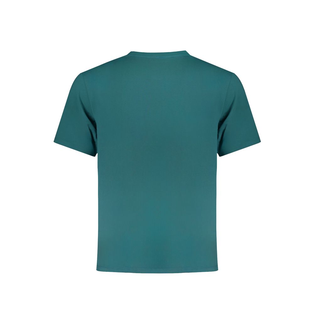 Grünes Baumwoll-Herren-T-Shirt