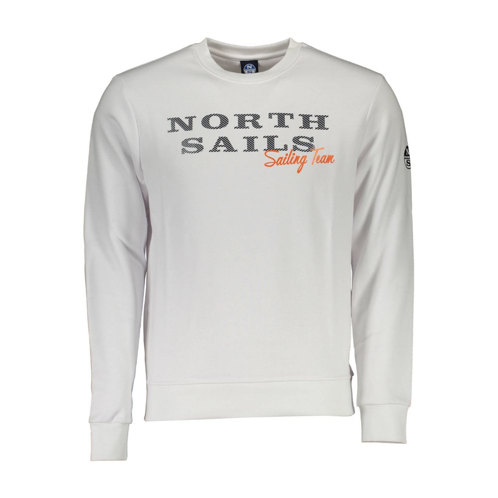 Herren-Sweatshirt aus weißer Baumwolle