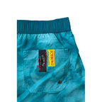Hellblaue Badeshorts für Herren aus Polyester