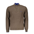 Brown Viscose Men's Sweater