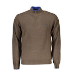 Brown Viscose Men's Sweater