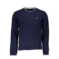 Blauer Herrenpullover aus Strick