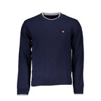 Blauer Herrenpullover aus Strick