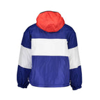 Blaue Herrenjacke aus Polyester