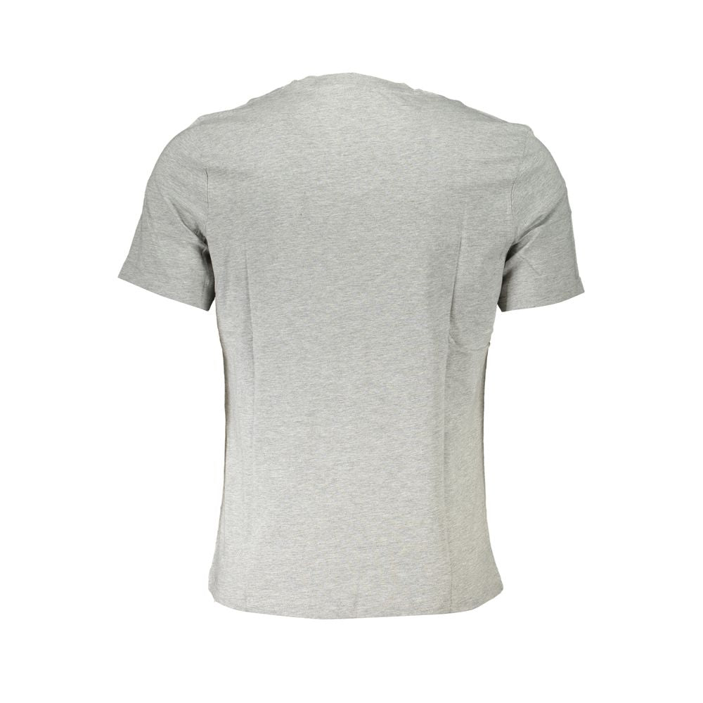 Graues Baumwoll-Herren-T-Shirt