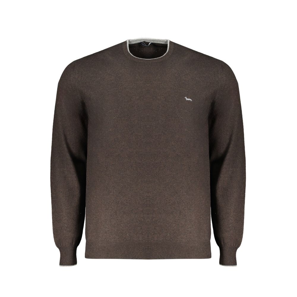 Brauner Wollpullover für Herren