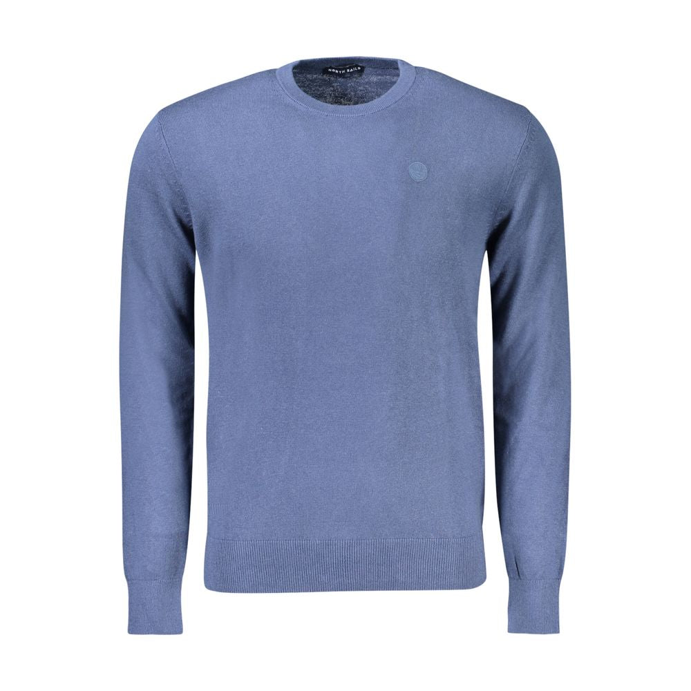 Blauer Herrenpullover aus Baumwolle