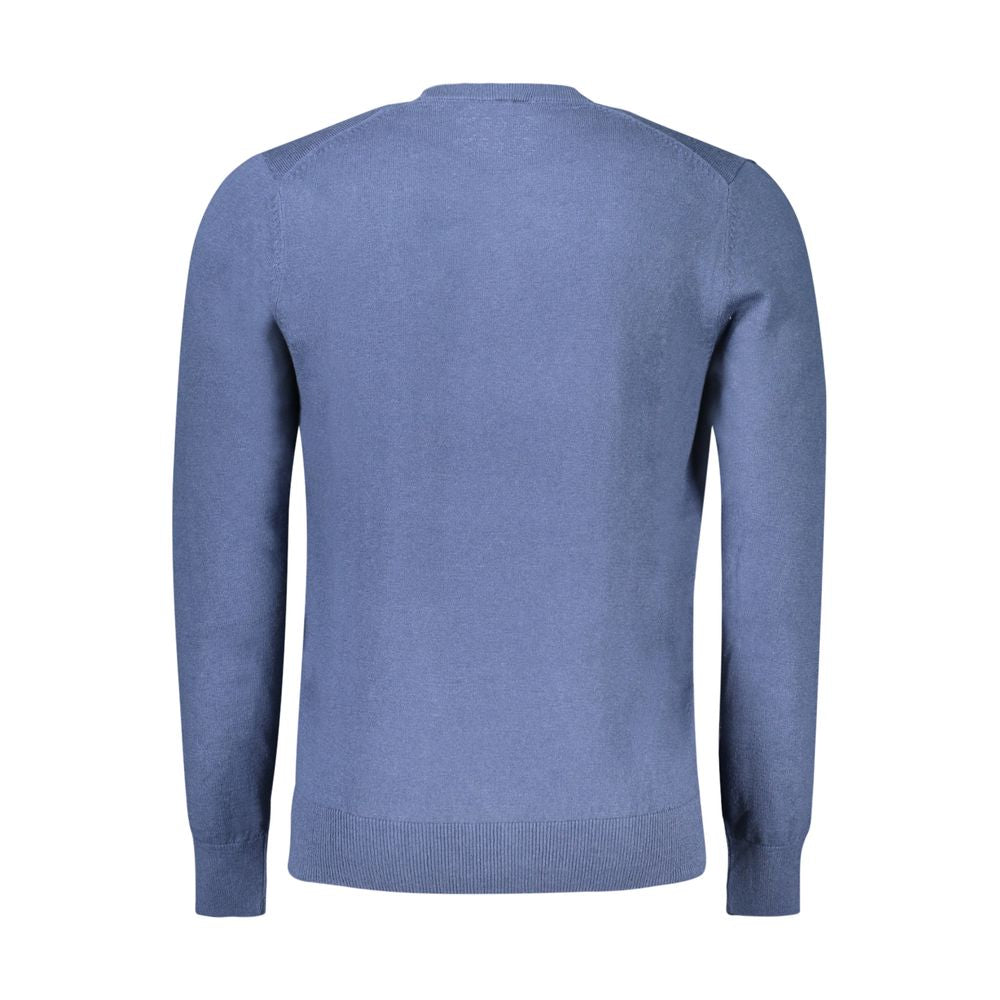 Blauer Herrenpullover aus Baumwolle