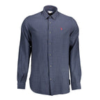 Blue Cotton Men's Shirt
