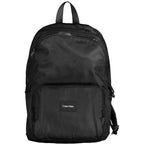 Schwarzer Herrenrucksack aus Polyester