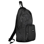 Schwarzer Herrenrucksack aus Polyester