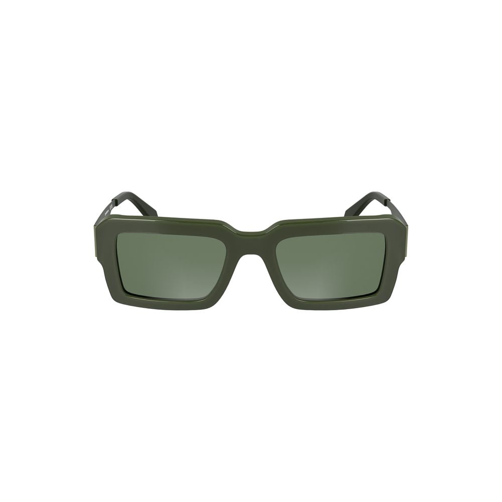 Grüne Acetat-Sonnenbrille für Damen