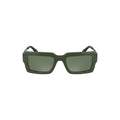 Grüne Acetat-Sonnenbrille für Damen