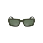 Grüne Acetat-Sonnenbrille für Damen