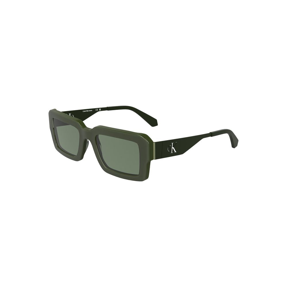 Grüne Acetat-Sonnenbrille für Damen