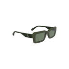 Grüne Acetat-Sonnenbrille für Damen
