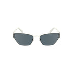 Sonnenbrille für Damen aus Weißmetall