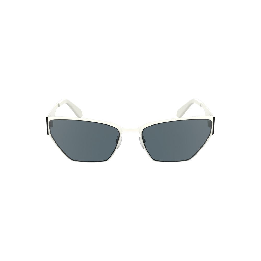 Sonnenbrille für Damen aus Weißmetall