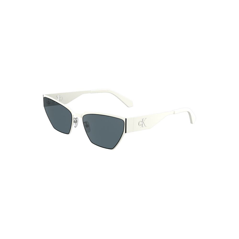 Sonnenbrille für Damen aus Weißmetall