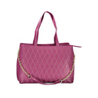 Purple Polyurethane Women's Bag
