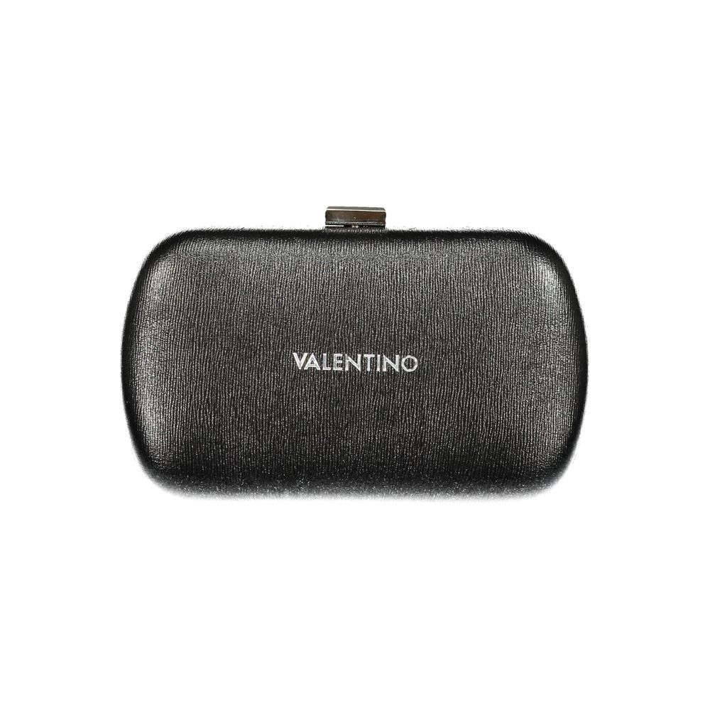 Schwarze Damenhandtasche aus Polyurethan