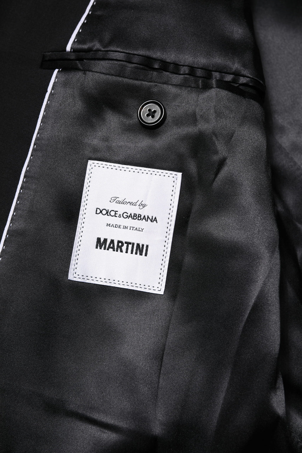 Sakko MARTINI im Zweireiher-Stil in Schwarz