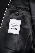 Sakko MARTINI im Zweireiher-Stil in Schwarz